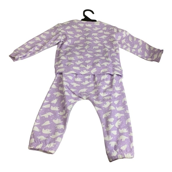 New! Harper Canyon Polar Bear Pajama Set Size 18 Months - Picture 2 of 3